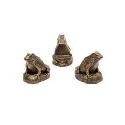 Jardinopia Plant Pot Feet Bronze Frog - Set Of 3 -Green Haven Garden Supplies 1177294 3
