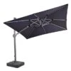 Hartman Pacific 2.7m Square Cantilever Parasol - Dark Grey -Green Haven Garden Supplies 1207177