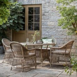 Bramblecrest Rosemoor 4 Seat Round Dining Set -Green Haven Garden Supplies 1300950 4