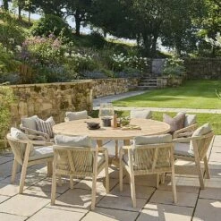 Kettler Cora 8 Seat Round Dining Set