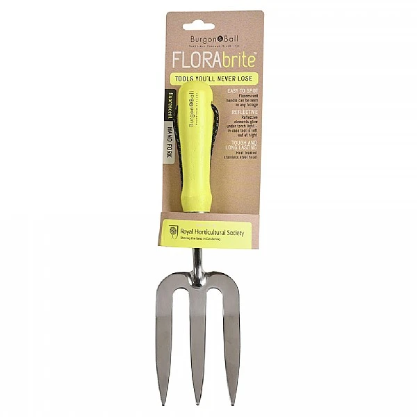 Burgon & Ball Florabrite Yellow Hand Fork 3 Burgon & Ball Florabrite Yellow Hand Fork