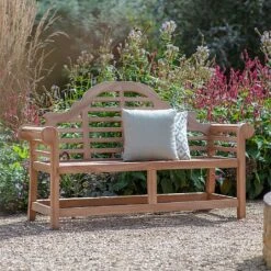 Bramblecrest Lutyens Style Bench With Cushion